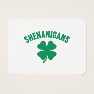 Shenanigans Kleeblatt St. Patrick's Day Retro