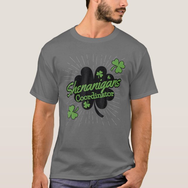Shenanigans Koordinator Funny St Patrick's Day Tee (Vorderseite)