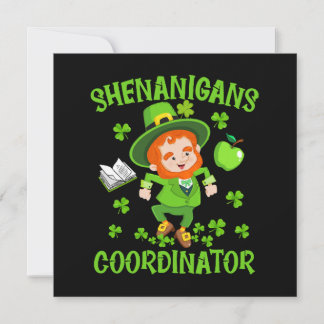 Shenanigans-Koordinator Funny Teacher St Patrick's