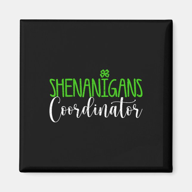 Shenanigans-Koordinator Happy St Patricks Day Iris Magnet (Vorne)