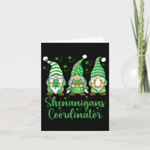 Shenanigans Koordinator Irish Gnomes - St Patricks Karte