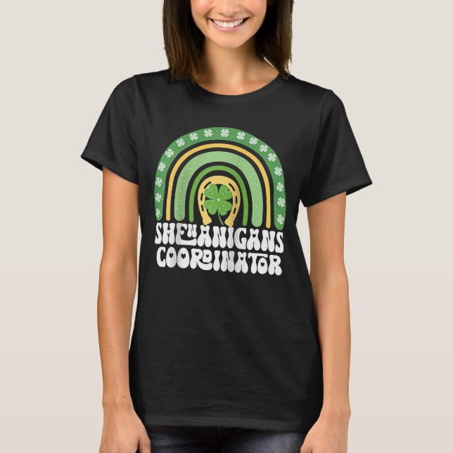 Shenanigans Koordinator Rainbow St Patricks Teache T-Shirt (Vorderseite)