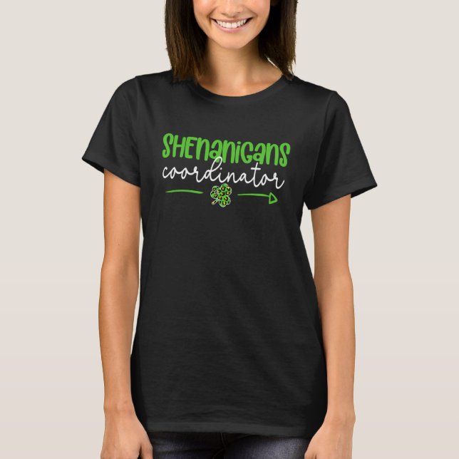 Shenanigans Koordinator St Patricks Day Lucky Sham T-Shirt (Vorderseite)