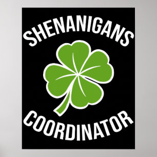 Shenanigans-Koordinator St. Patrick's Day Poster