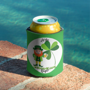 Shenanigans Leprechaun Kleeblatt St Patrick's Day Dosenkühler