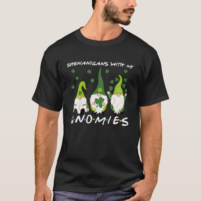 Shenanigans mit meinem Gnomies Kleeblatt St Patric T-Shirt (Vorderseite)