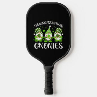 Shenanigans mit meinen Gnomies St Patrick's Day Gn Pickleball Schläger