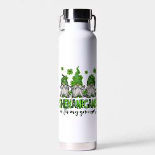 Shenanigans mit meinen Gnomies St Patrick's Day Gn Trinkflasche