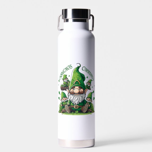 Shenanigans mit meinen Gnomies St Patrick's Day Gn Trinkflasche (Vorne)