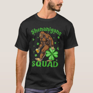 Shenanigans Squad Bigfoot St Patrick's Day T-Shirt