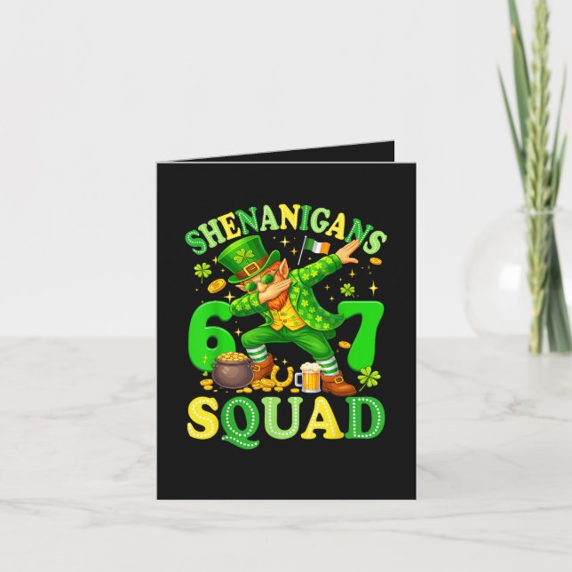 Shenanigans Squad Feiertagskarte (Vorderseite)