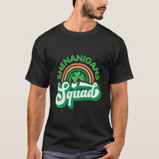 Shenanigans Squad - Funny St Patrick's Day Drinki T-Shirt