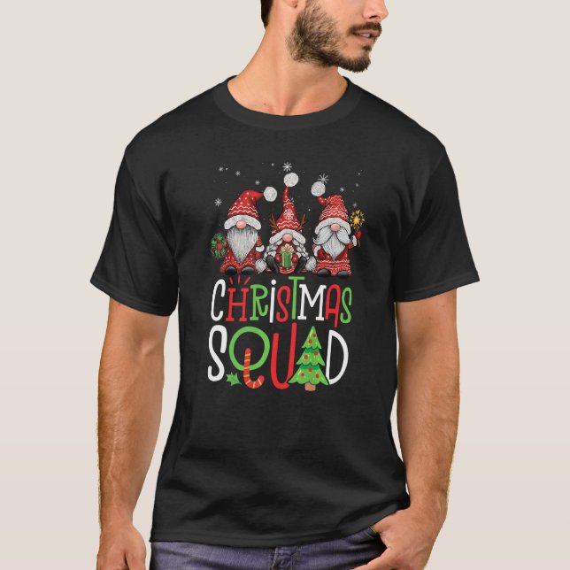 Shenanigans Squad Gnomes  Gnomes Friend Christmas  T-Shirt (Vorderseite)