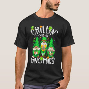 Shenanigans Squad Gnomes Kleeblatt Happy St Patric T-Shirt