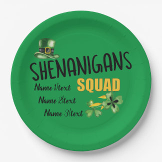 Shenanigans Squad, Green St. Patrick's Day Party Pappteller