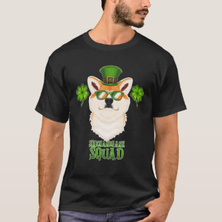 Shenanigans Squad I St Patricks Day Akita Inu T-Shirt