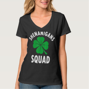 Shenanigans Squad Irish Funny Happy Saint Patrick T-Shirt