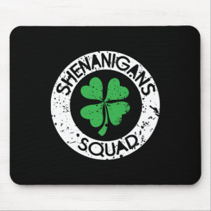Shenanigans Squad Lustiger St. Patrick's Day Match Mousepad