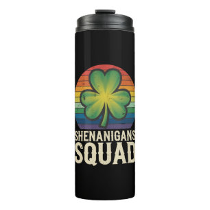 Shenanigans Squad passendes St Patricks Day Gruppe Thermosbecher