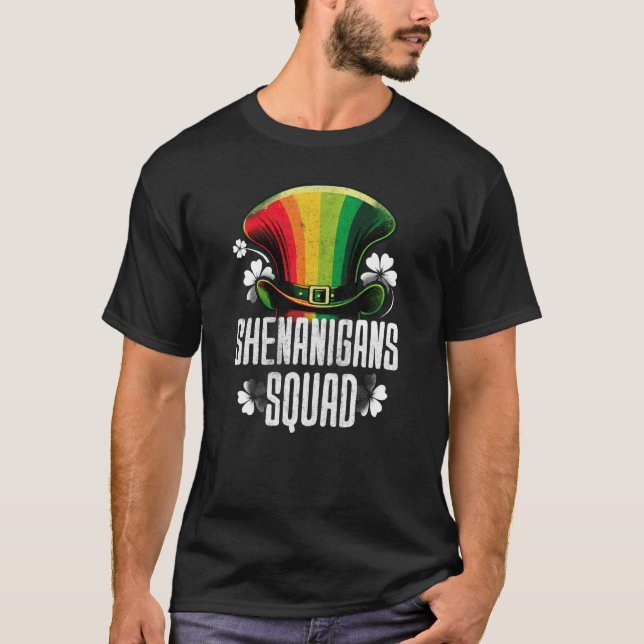 Shenanigans Squad St Patricks C Leaf T-Shirt (Vorderseite)