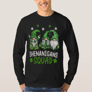 Shenanigans Squad St Patricks Day Gnomes Green Pro T-Shirt