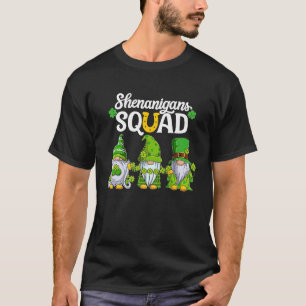 Shenanigans Squad St Patricks Day Gnomes Green Pro T-Shirt