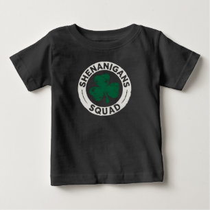 Shenanigans Squad St Patrick's Day Kleeblatt Baby T-shirt