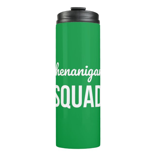 Shenanigans Squad St Patrick's Day Thermosbecher (Vorderseite)