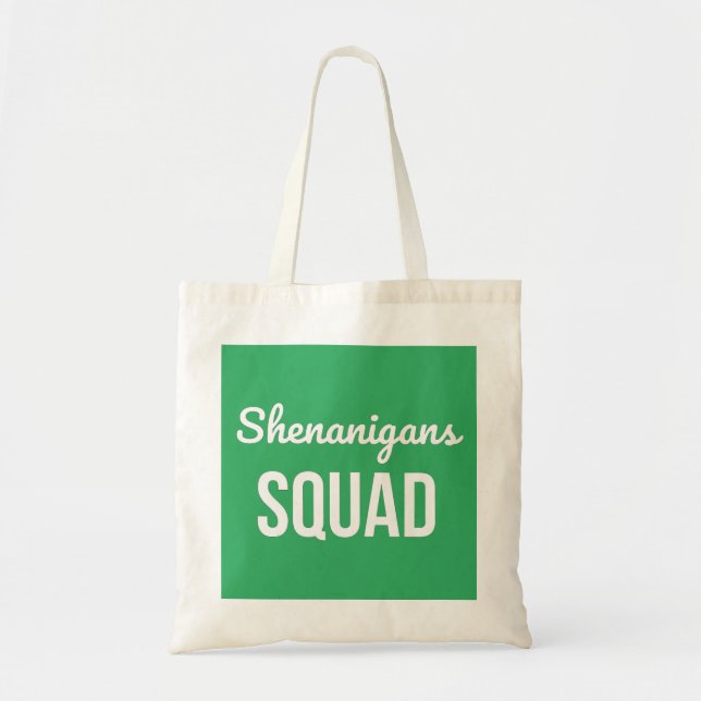 Shenanigans Squad St Patrick's Day Tragetasche (Vorne)