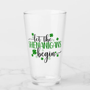 Shenanigans St Patricks Day Drinks Glas