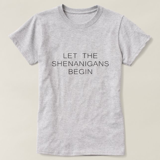 Shenanigans T-Shirt (Design vorne)