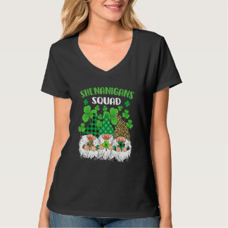 Shenanigans With My Gnomies St Patrick's Day Gnome T-Shirt