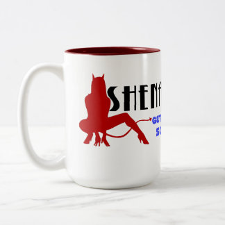 Shenaniganslogo-Tassen Zweifarbige Tasse