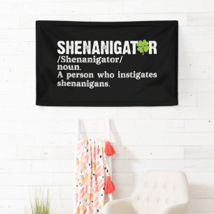 Shenanigator-Definition St. Patricks Tag Banner