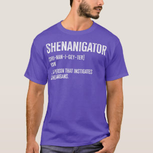 Shenanigator Definition Witziger Drink Lover Coupl T-Shirt