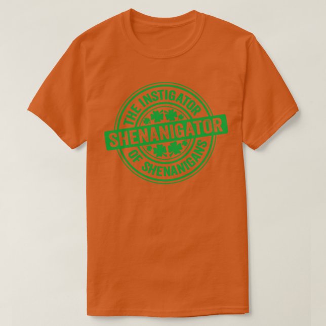 Shenanigator Green T-Shirt (Design vorne)