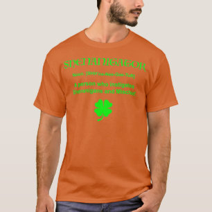 Shenanigator Vierblättriges Kleeblatt Saint Patric T-Shirt