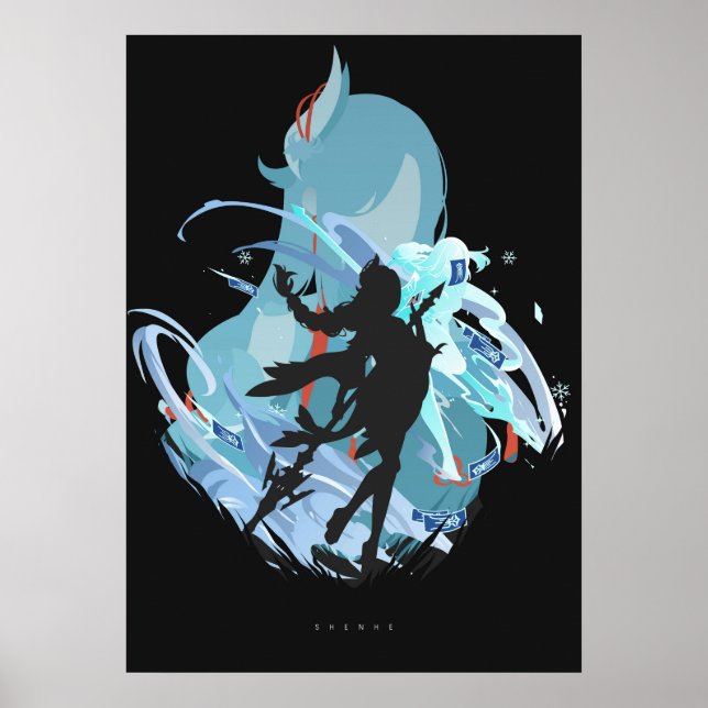 Shenhe Genshin Impact Poster (Vorne)