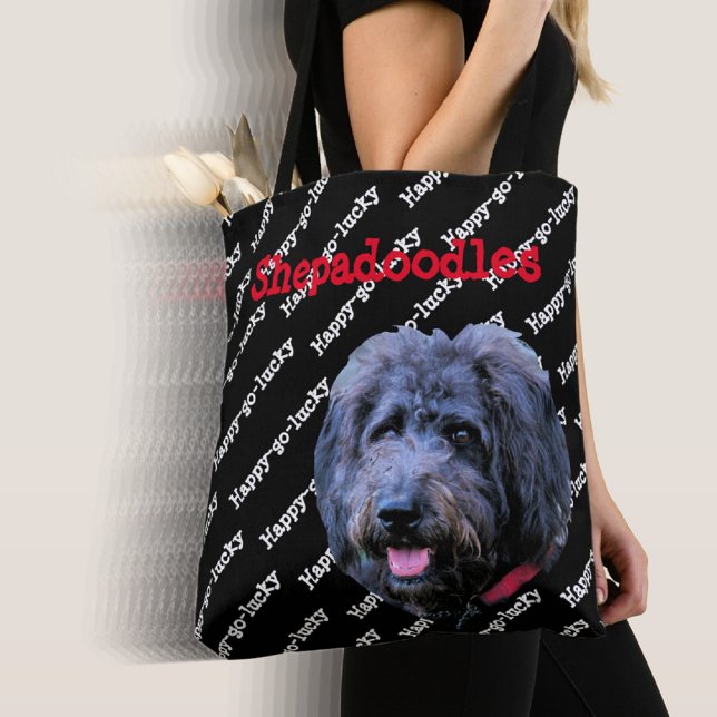 Shepadoddle - bedingungslose Liebe Glückspilz Tasche (Von Creator hochgeladen)