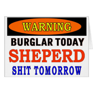 SHEPERD WARNING