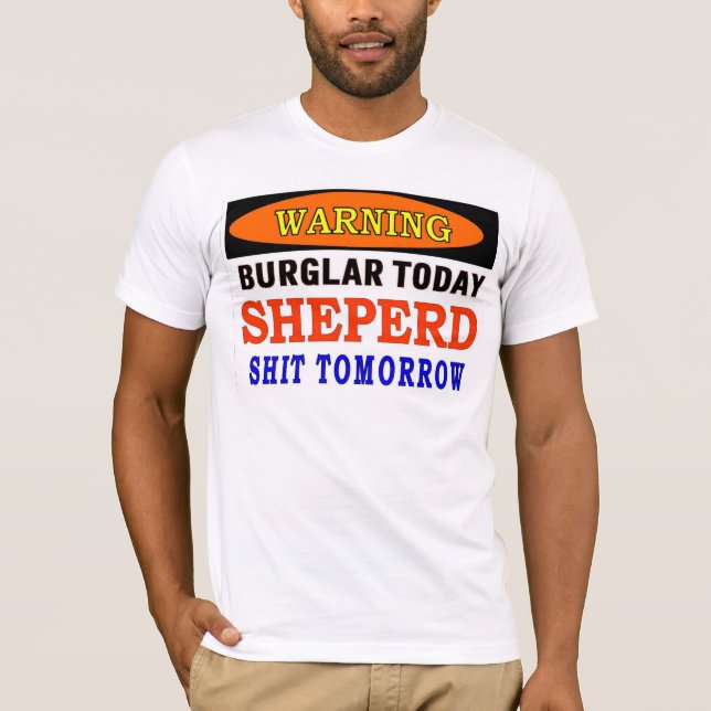 SHEPERD WARNING T-Shirt (Vorderseite)