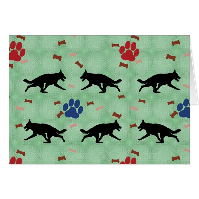 Shepherd allemand Shadow Chien (Devant horizontal)