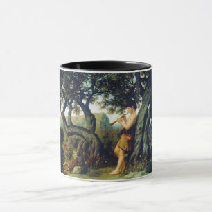 Shepherd Boy Playing the Flute Tasse