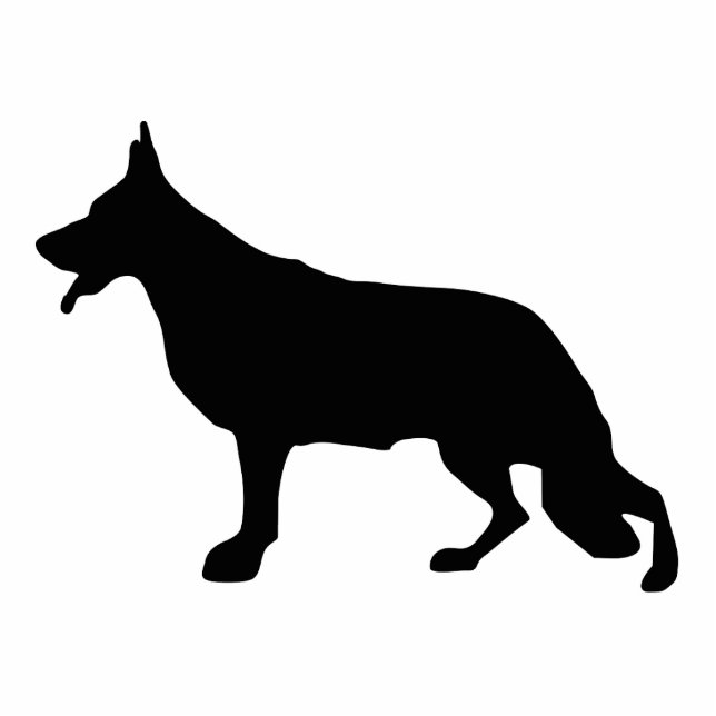 Shepherd Dog Magnet Fotoskulptur Magnet (Vorne)