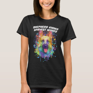 Shepherd Kisses Harvest wünscht German Shepherd An T-Shirt