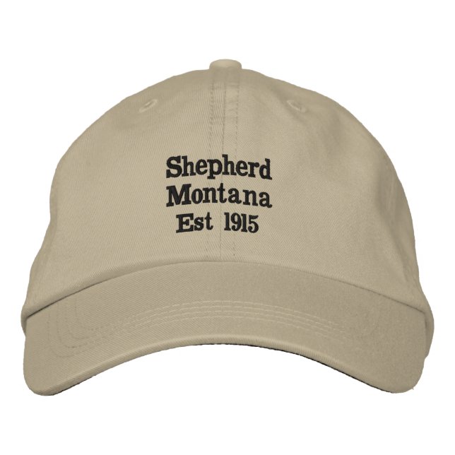 Shepherd Montana Hat Bestickte Baseballkappe (Vorderseite)
