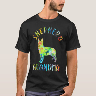 Shepherd Oma Lustiger Deutscher Schäferhund Besitz T-Shirt