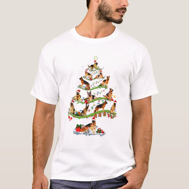 Shepherd Tree Christmas Candy T-Shirt (Vorderseite)