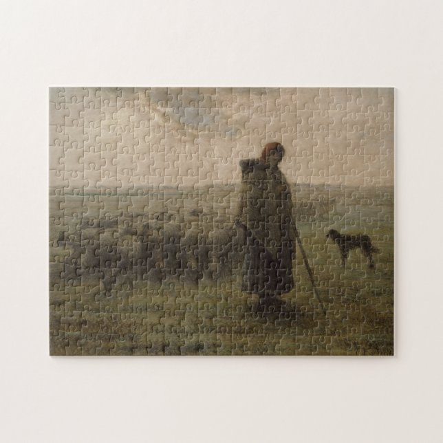 Shepherdess und ihre Menge | 1862-63 (Horizontal)
