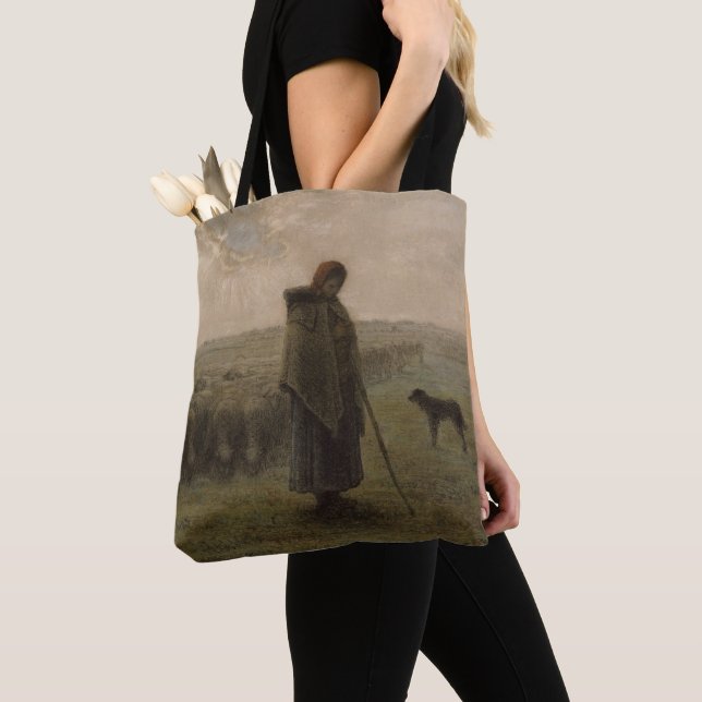 Shepherdess und ihre Menge | 1862-63 Tasche (Von Nahem)